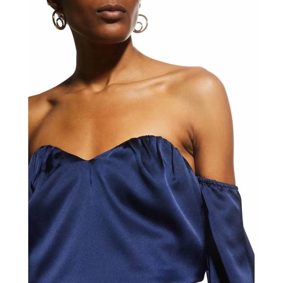 NEW MILLY willianna top in navy blue - Picture 4 of 5